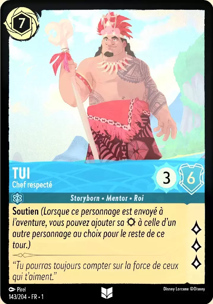 Premier chapitre - Tui - Chef respecté - Brillante