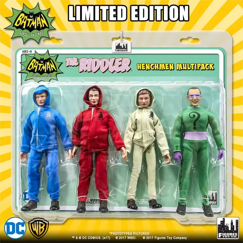 Batman Classic TV Series - 4 Pack The Riddler & Henchmen Multipack