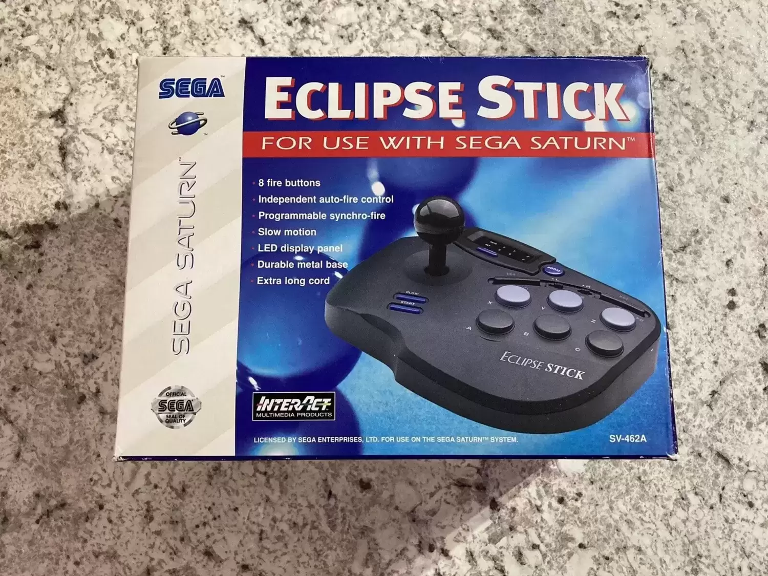 Arcade Stick - Eclipse Stick For Sega Saturn (US - New Packaging)