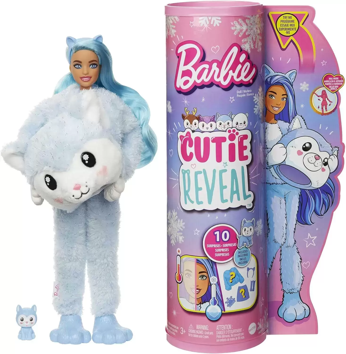 Barbie Cutie Reveal - Husky Plush Costume