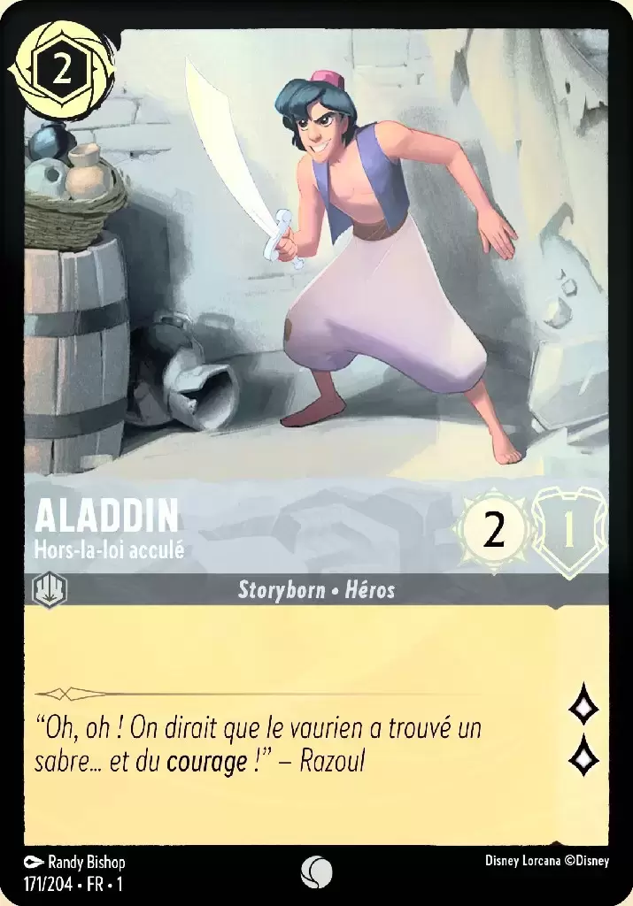 Premier chapitre - Aladdin - Hors-la-loi acculé - Brillante