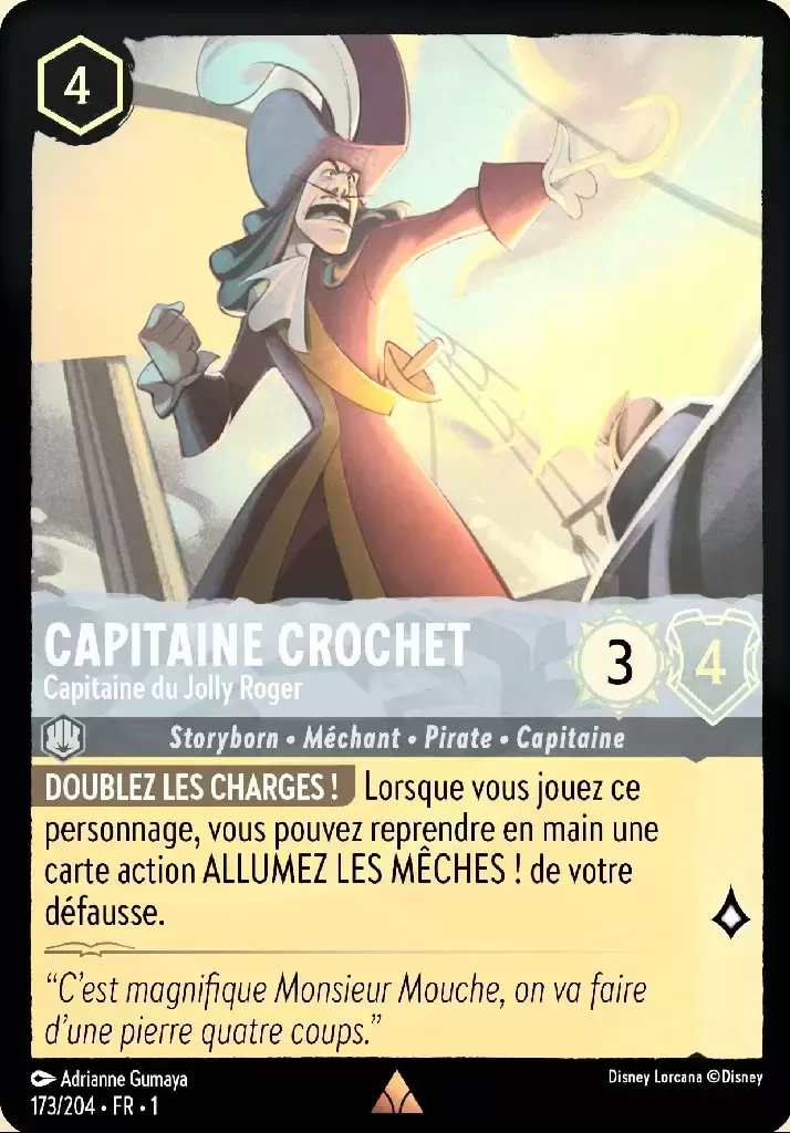 Premier chapitre - Capitaine Crochet - Capitaine du Jolly Roger - Brillante