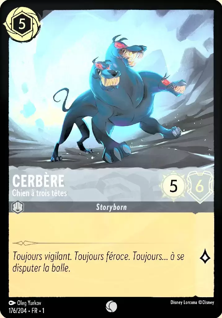 Premier chapitre - Cerbère - Chien à trois tête - Brillante