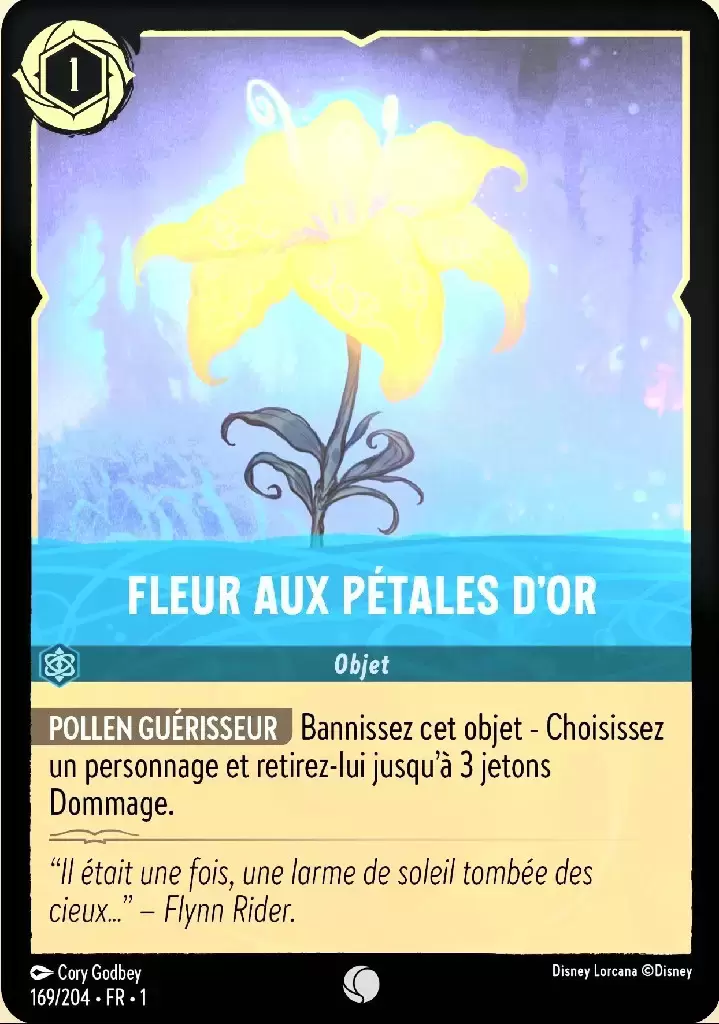 Premier chapitre - Fleur aux pétales d\'or - Brillante