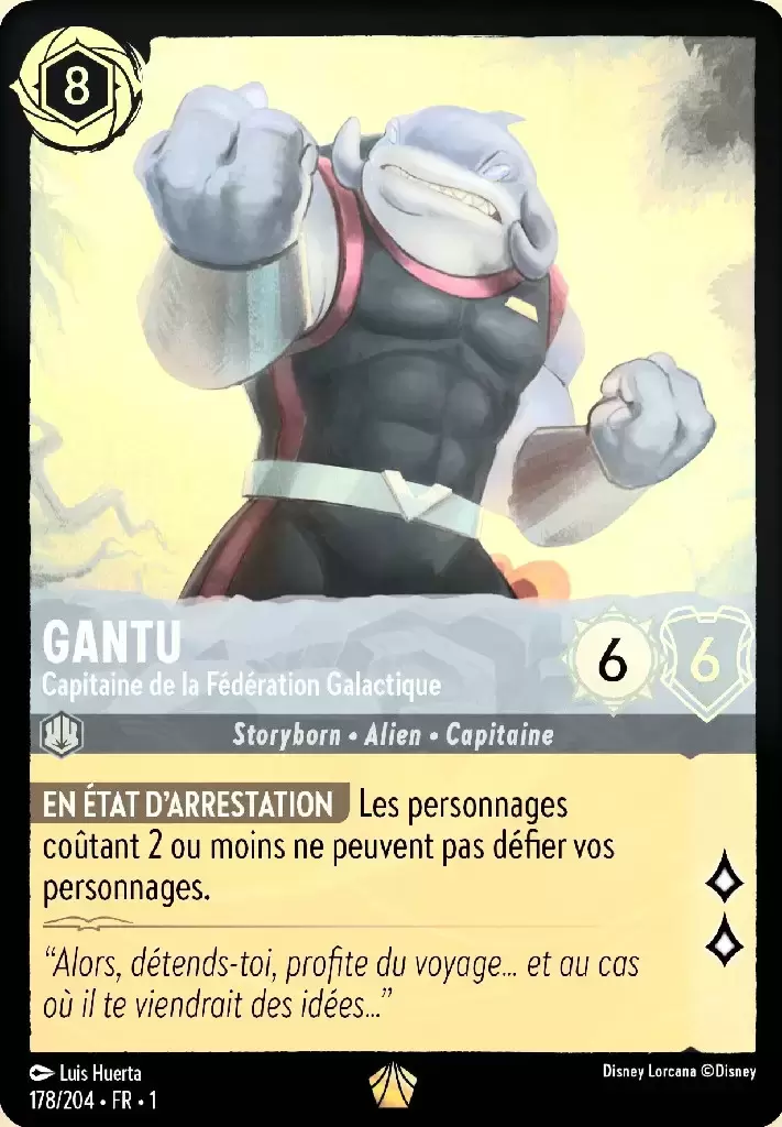 Premier chapitre - Gantu capitaine de la fédération galactique - Brillante