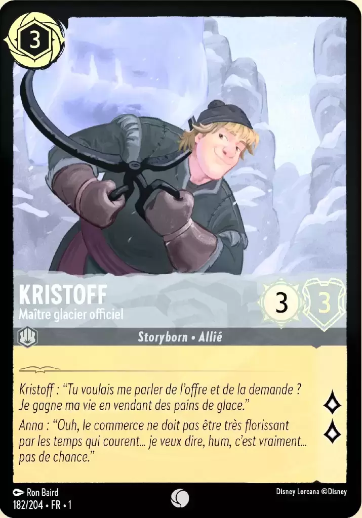 Premier chapitre - Kristoff - Maître glacier officiel - Brillante