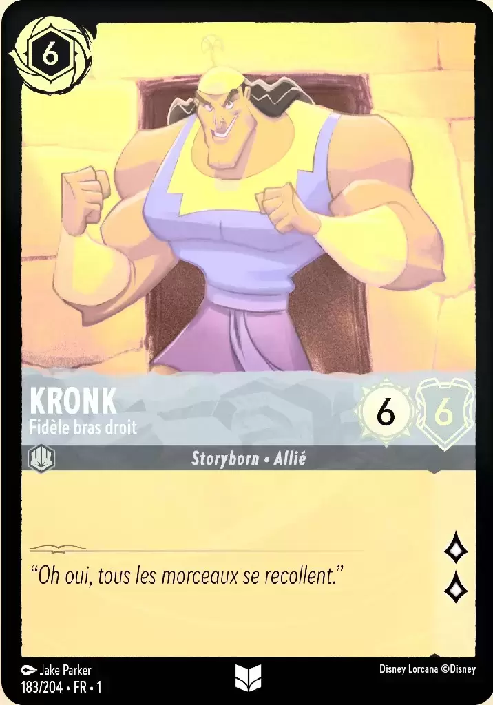 Premier chapitre - Kronk - Fidèle bras droit - Brillante
