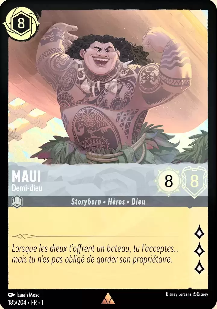 Premier chapitre - Maui - Demi-dieu - Brillante