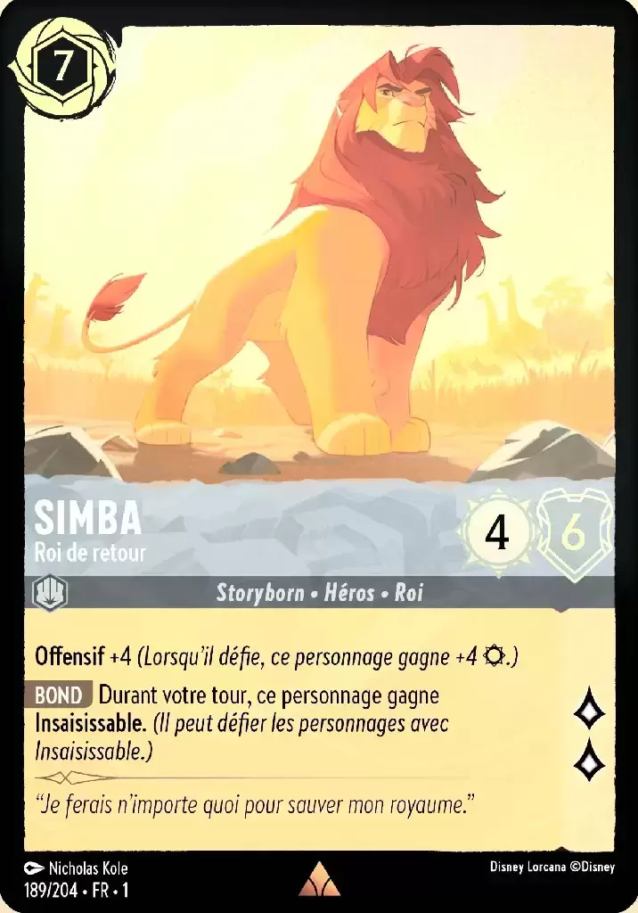 Premier chapitre - Simba : Roi de retour - Brillante