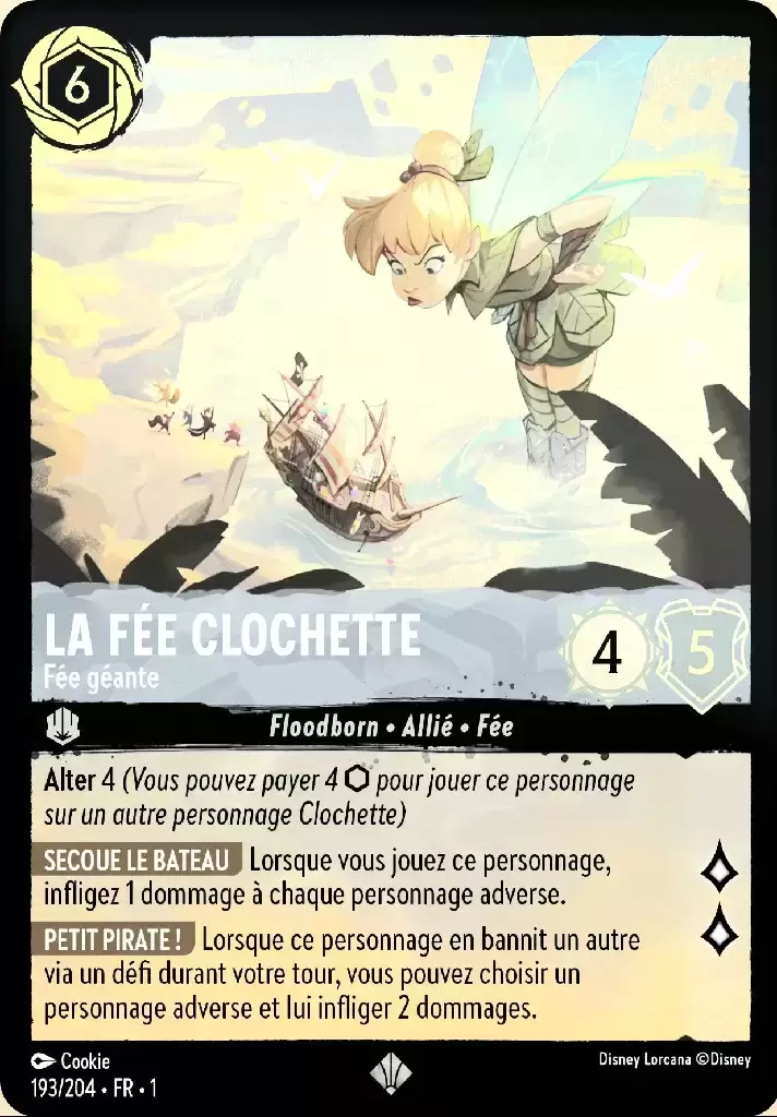 Premier chapitre - La Fée Clochette - Fée géante - Brillante