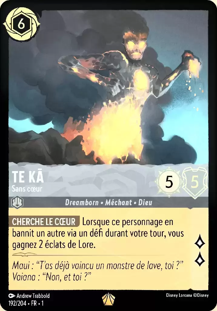 Premier chapitre - Te Kā - Sans coeur - Brillante