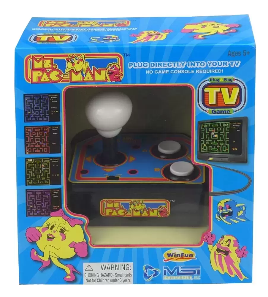 TV Games Plug & Play - MSI Entertainment - Ms. PAC-MAN