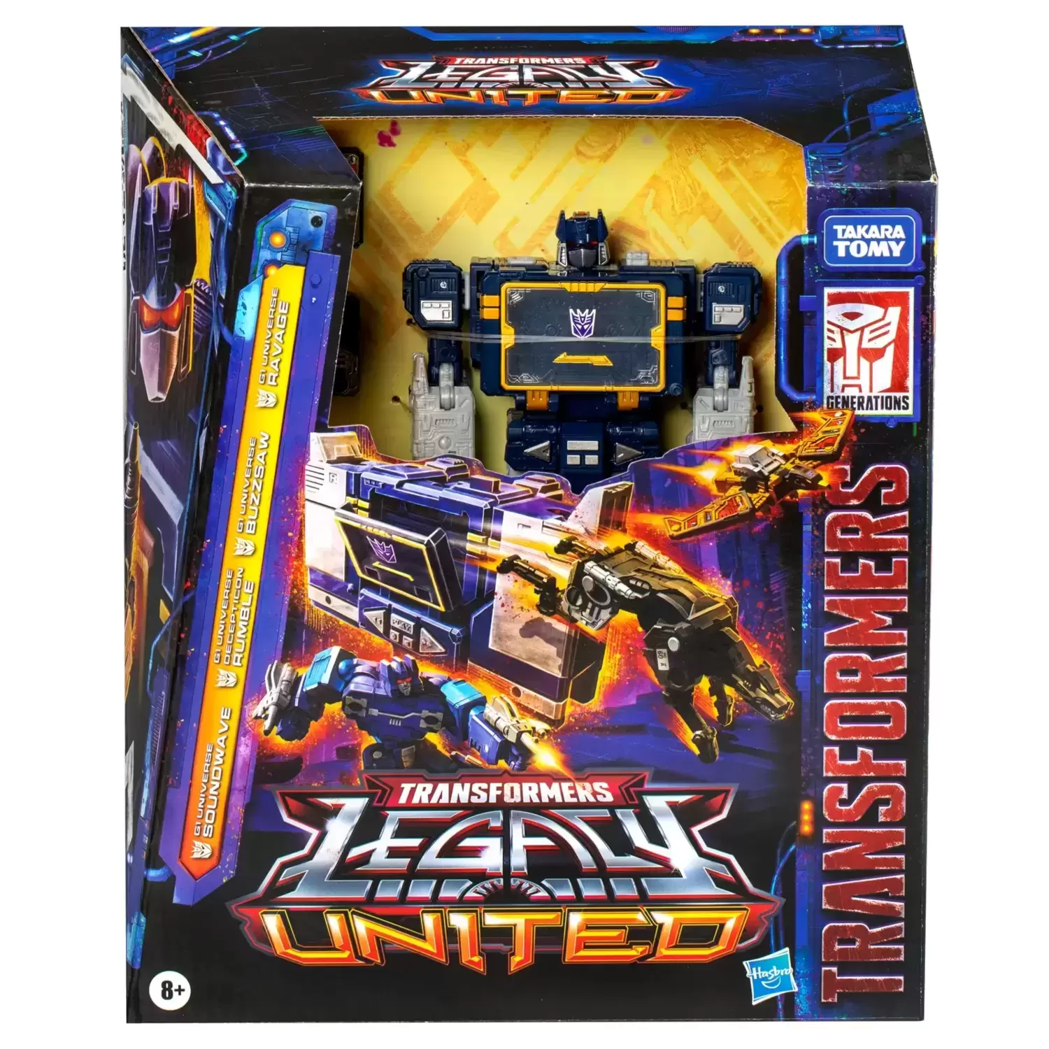 Transformers Legacy United - G1 Universe Soundwave + Rumble + Buzzsaw + Ravage