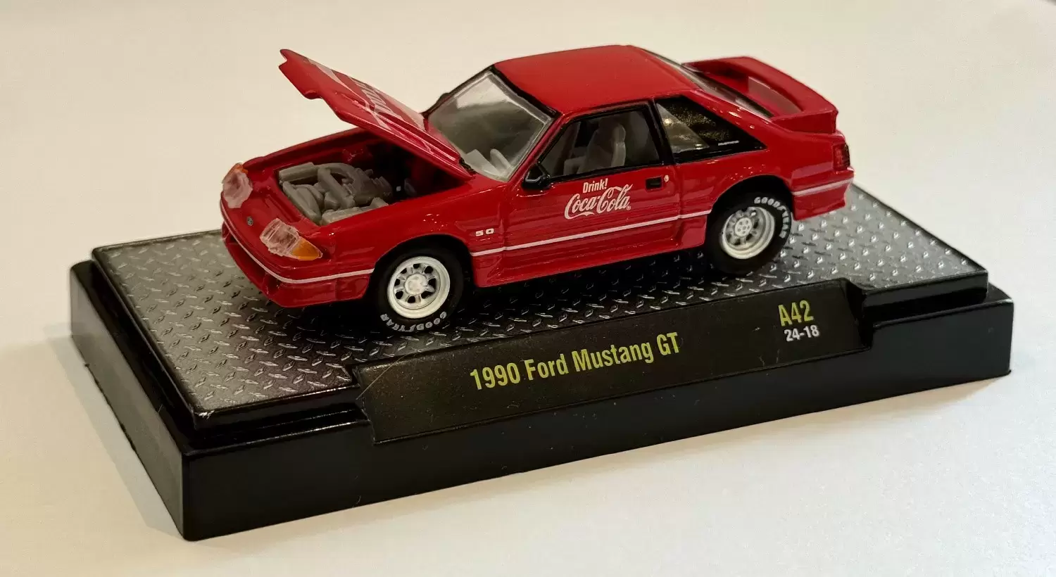 M2 Machines - 1990 Ford Mustang GT A42 - Coca Cola