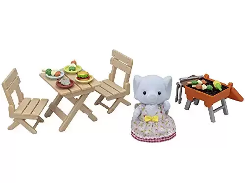 Sylvanian Families (Europe) - La fille Éléphant et son set de pique-nique