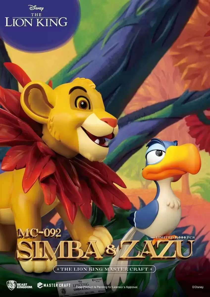 Master Craft - The Lion King - Little Simba & Zazu