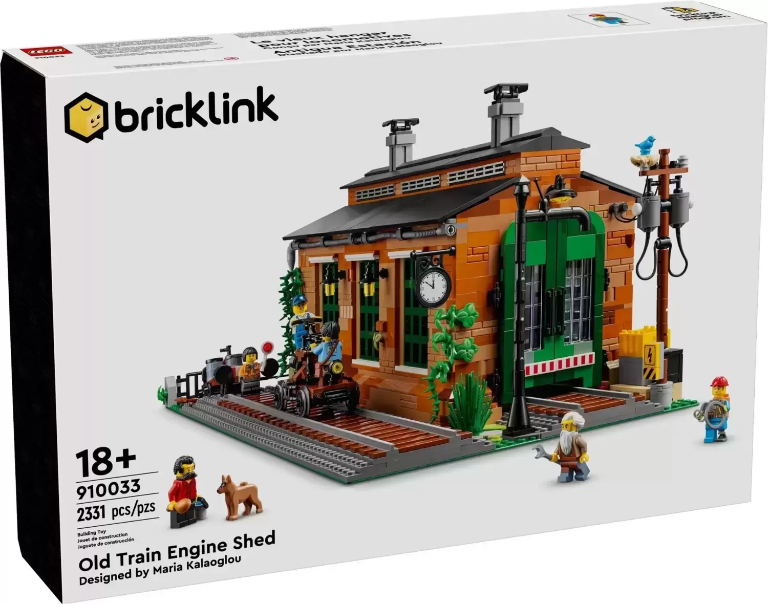 LEGO Bricklink - Old Train Engine Shed