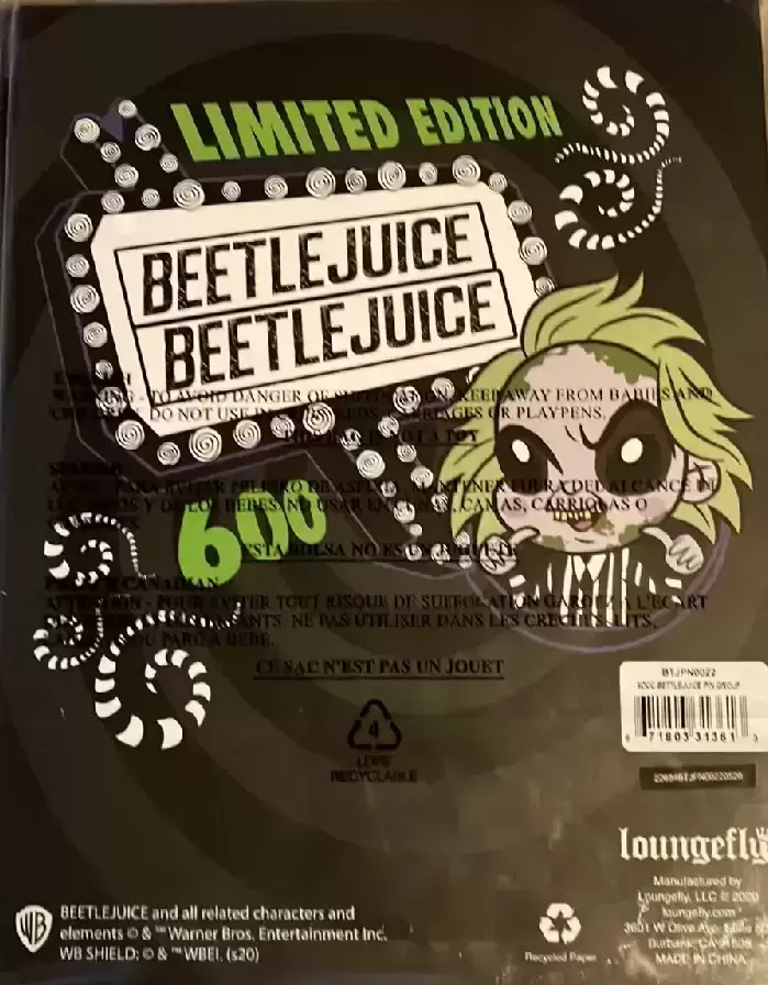 Loungefly and Boxlunch Pins - Beetlejuice