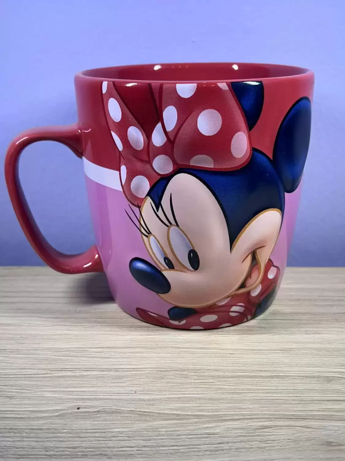 Mugs Disney - Minnie (gros mug) rose & rouge \