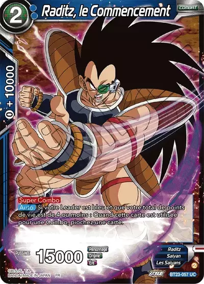 Perfect Combination [BT23] - Raditz, le Commencement