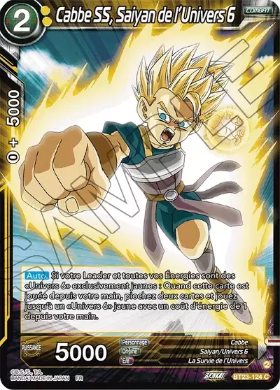 Perfect Combination [BT23] - Cabbe SS, Saiyan de l’Univers 6