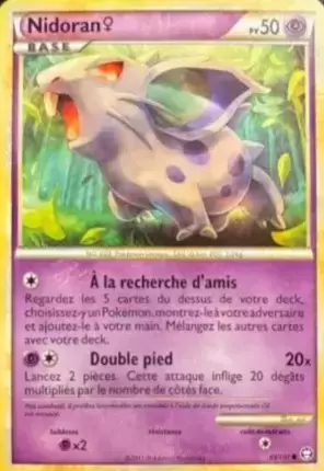 Pokémon Série HS-Triomphe - Nidoran ♀