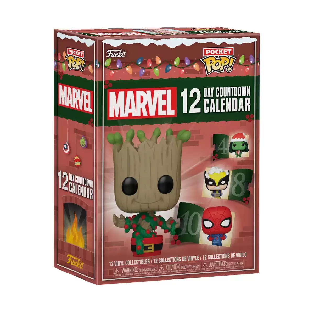 Pocket Pop! and Pop Minis! - Marvel 12-Day Countdown Calendar 2024