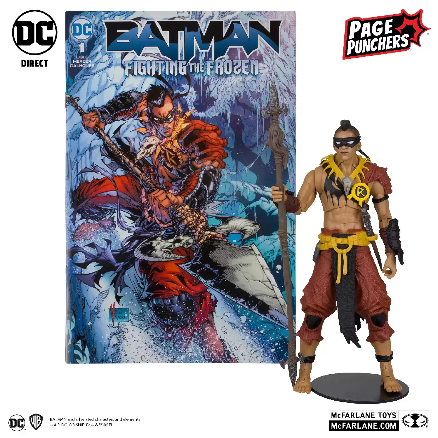 DC Page Punchers - Batman Fighting the Frozen - Robin
