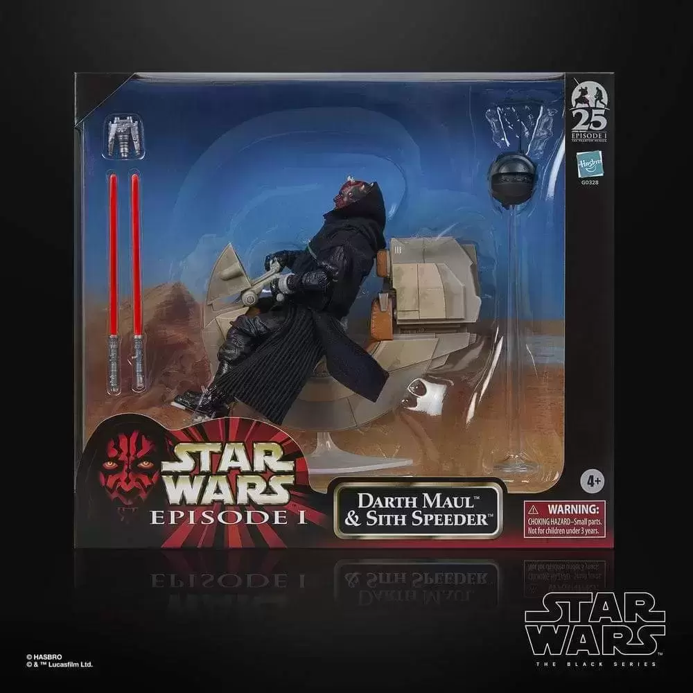 The Black Series - The Phantom Menace - 6 pouces - Darth Maul & Sith Speeder