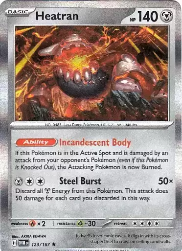 Twilight Mascarade - TWMEN - Heatran Holo