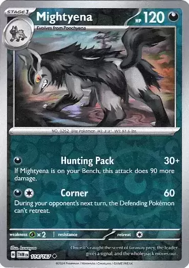 Twilight Mascarade - TWMEN - Mightyena Reverse