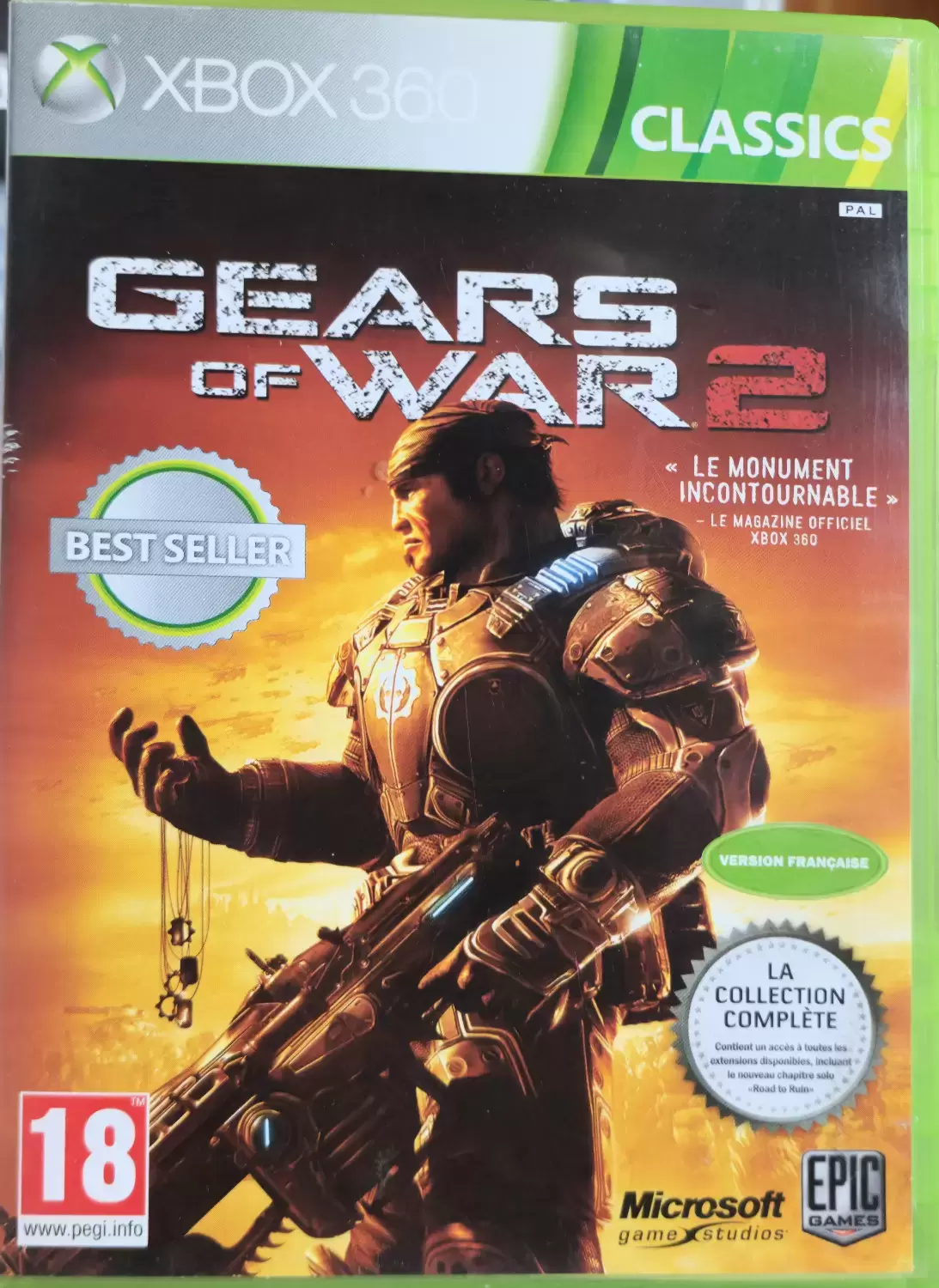 Jeux XBOX 360 - Gears of War 2 - Classics Best-seller