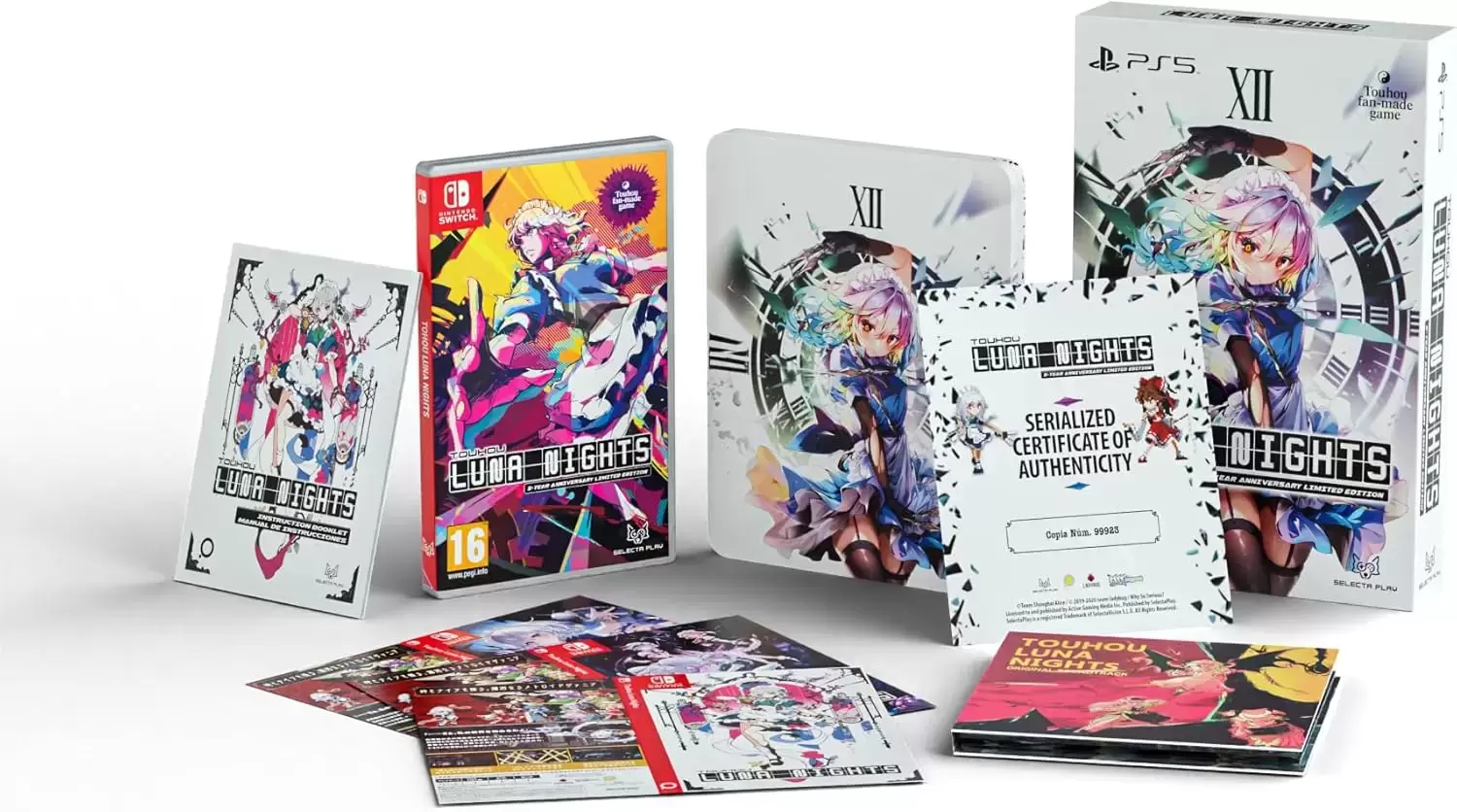 Jeux Nintendo Switch - Touhou Luna Nights - 5-year Anniversary Limited Edition