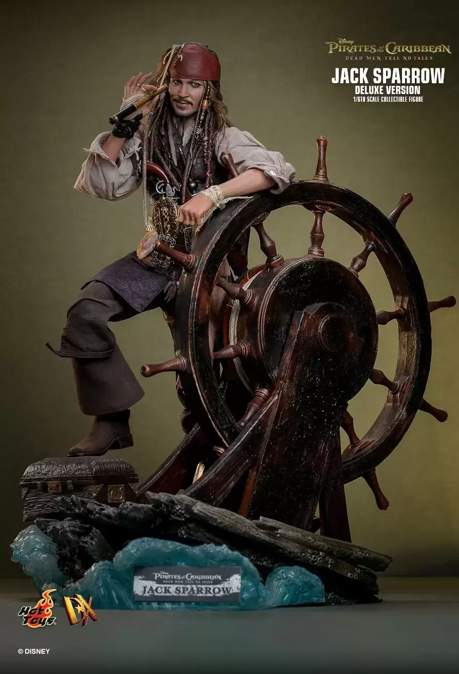 Hot Toys Deluxe Series - Pirates of the Caribbean: Dead Men Tell No Tales - Jack Sparrow (Deluxe Version)