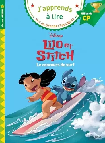J’apprends à lire avec les Grands Classiques - Lilo et Stitch - Le concours de surf