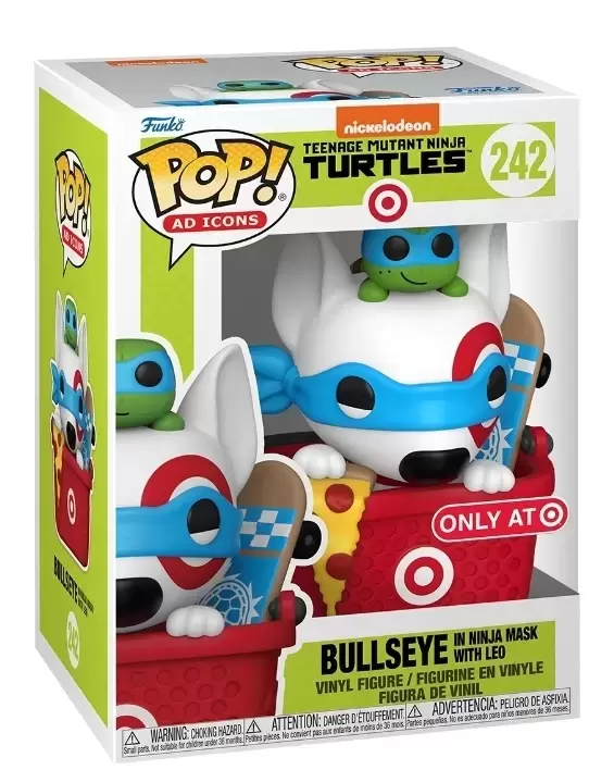 POP! Ad Icons - Teenage Mutant Ninja Turtles - Bullseye In Ninja Mask With Leo