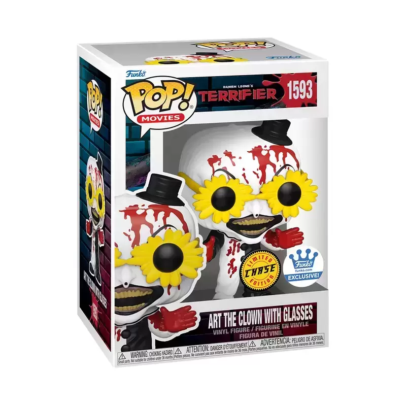 POP! Movies - Terrifier - Art The Clown With Glasses Chase