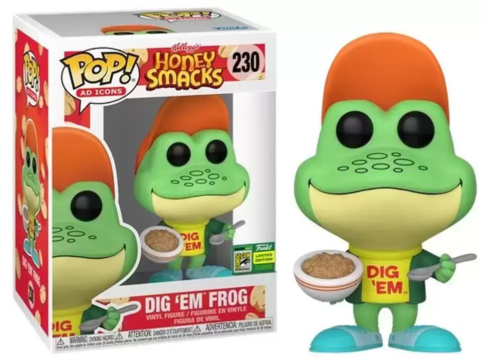 POP! Ad Icons - Honey Smacks - Dig Em\' Frog