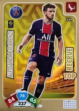 Adrenalyn XL 2020-2021 France - Alessandro Florenzi - Paris Saint-Germain - Top Recrue
