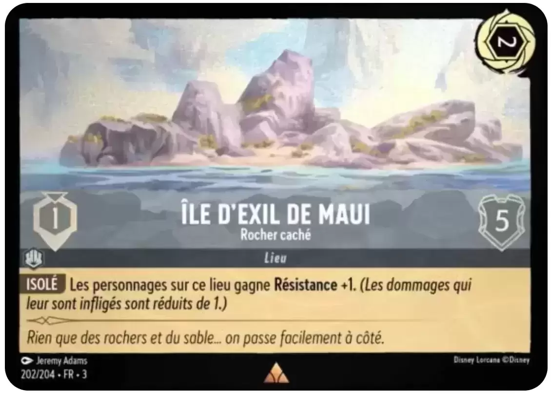 Les Terres d\'Encres - Chapitre 3 - Île d\'Exil de Maui - Rocher caché - Brillante