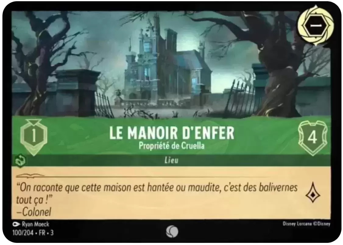 Les Terres d\'Encres - Chapitre 3 - Le manoir d\'enfer - Propriété de Cruella - Brillante