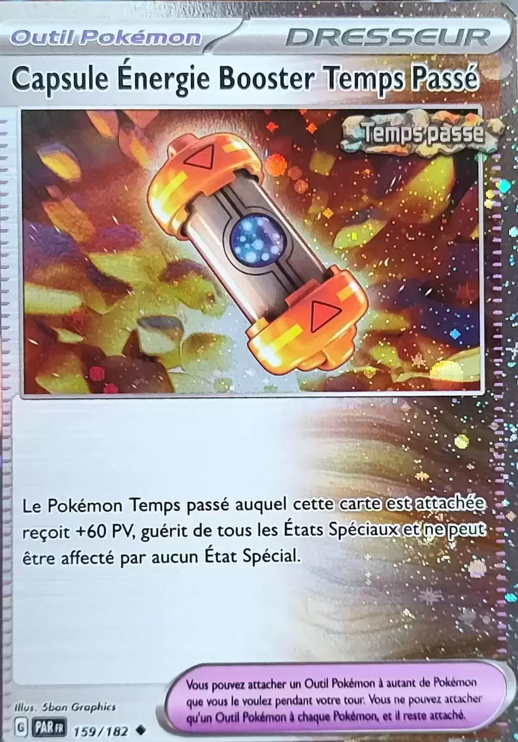 Faille Paradoxe - PARFR - Capsule Énergie Booster Temps Passé Cosmos Holographique