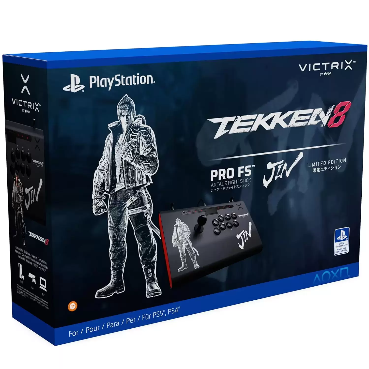 Arcade Stick - Victrix Pro FS Arcade Fight Stick - Tekken 8 - JIN - Limited Edition