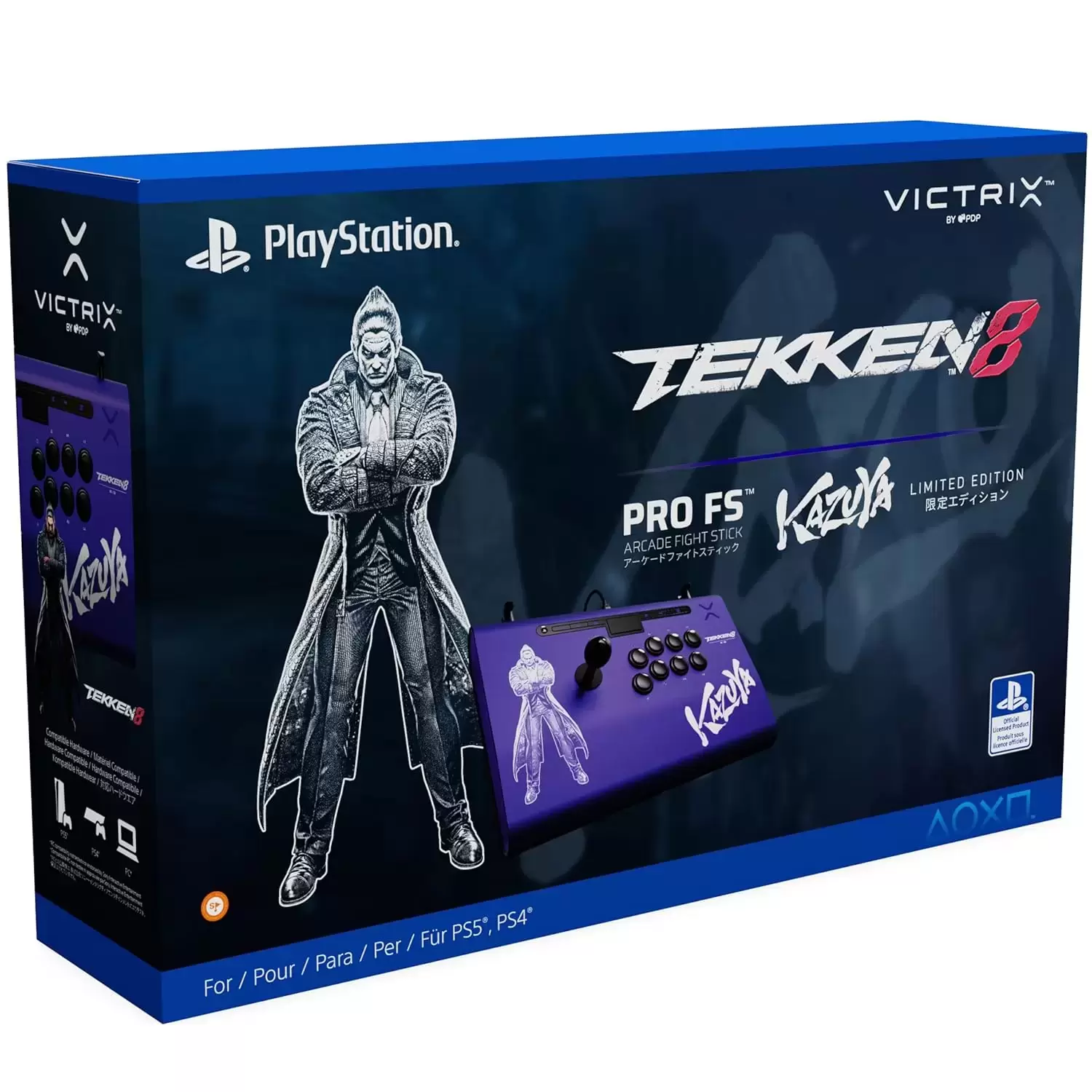 Arcade Stick - Victrix Pro FS Arcade Fight Stick - Tekken 8 - KAZUYA - Limited Edition