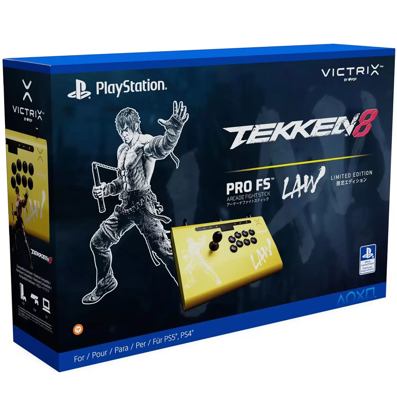 Arcade Stick - Victrix Pro FS Arcade Fight Stick - Tekken 8 - LAW - Limited Edition
