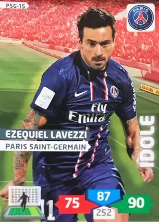 Adrenalyn XL 2013-2014 (France) - Ezequiel Lavezzi - Paris Saint-Germain