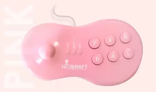 Arcade Stick - Overline Gaming - THE SHAFT (Coral Pink) for Wii