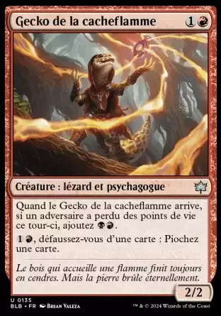 Bloomburrow - Gecko de la cacheflamme