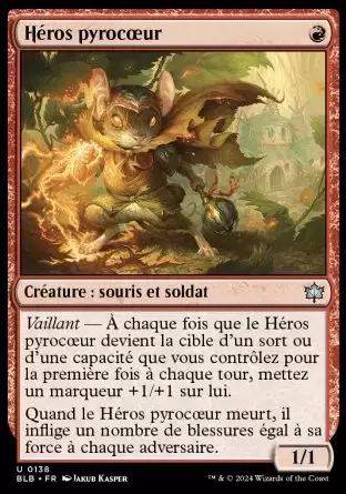 Bloomburrow - Héros pyrocoeur
