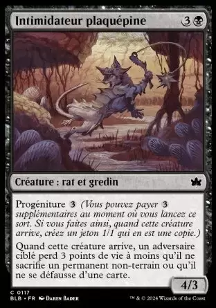 Bloomburrow - Intimidateur plaquépine